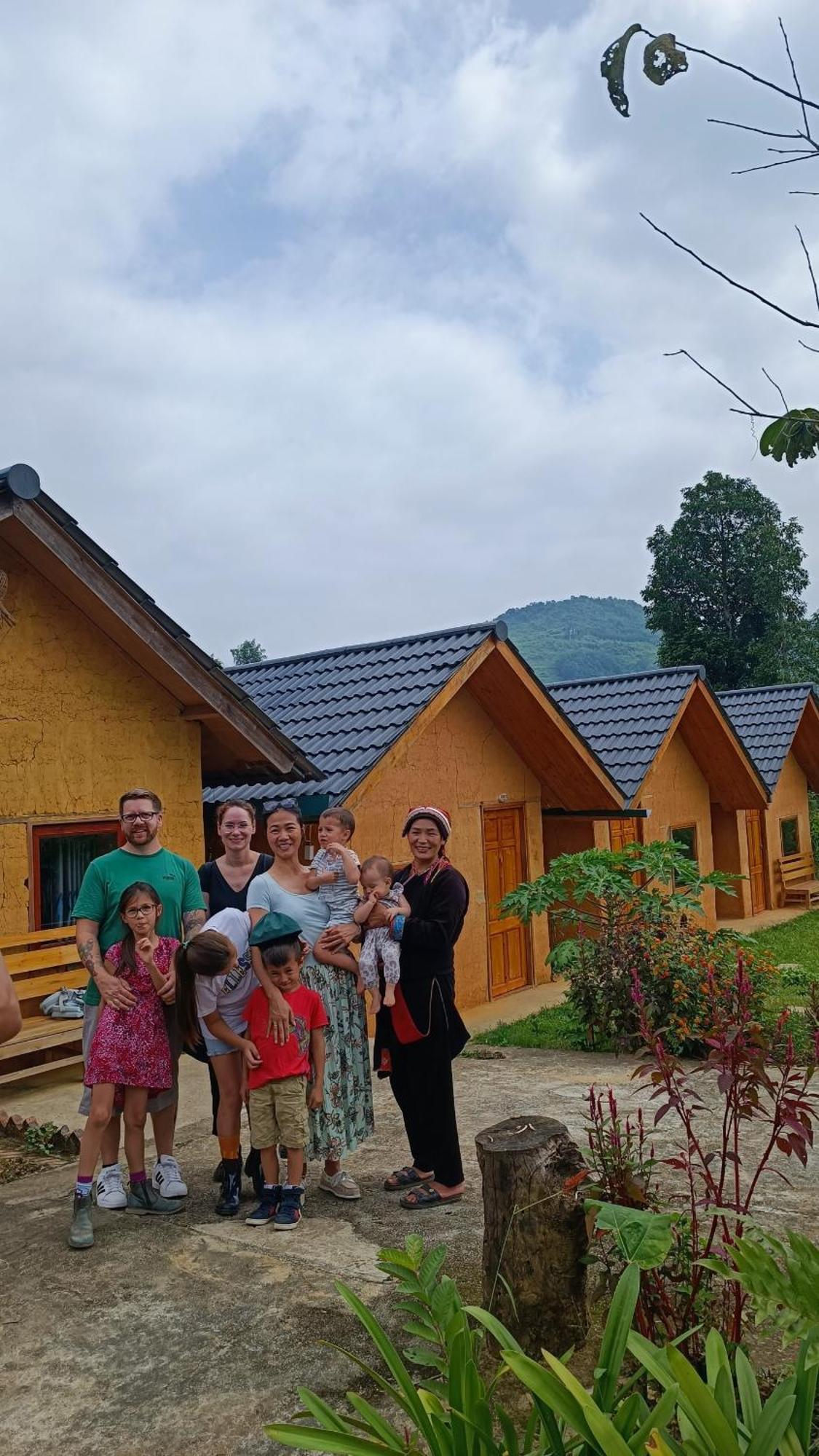 Hong Thu Homestay & Bungalow Quan Ba エクステリア 写真
