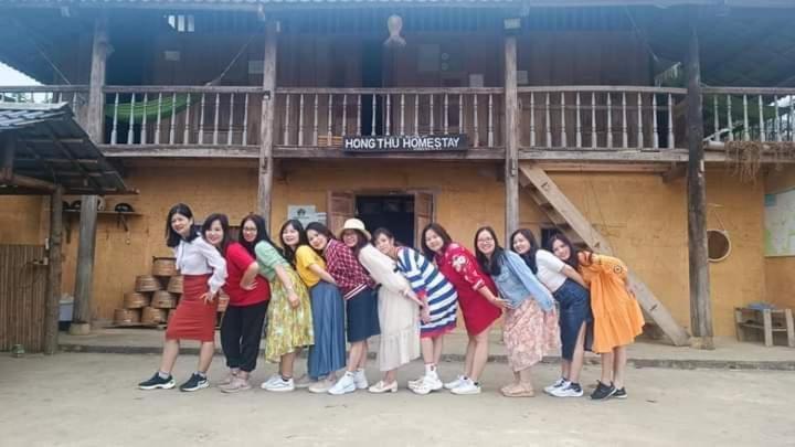 Hong Thu Homestay & Bungalow Quan Ba エクステリア 写真