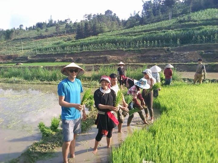 Hong Thu Homestay & Bungalow Quan Ba エクステリア 写真
